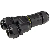 ChiliTec Kabelverbinder 23809, IP68 wasserdicht, für Kabel-Ø, 3-Wege Verteiler,