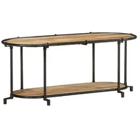 VidaXL TV-Regal 100x42x40 cm Raues Mangoholz