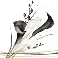 Ti-Flair Servietten Papier 33x33cm 3-lagig Calla Blumen Motiv 20