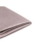 Beliani Bettrahmenbezug Samtstoff 90 x 200 cm Rosa