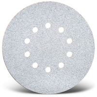 MENZER White Klett-Schleifscheiben, 225 mm, 10-Loch, f. Trockenbauschleifer, Normalkorund