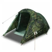 VidaXL Tunnelzelt 2 Personen Camouflage Grün