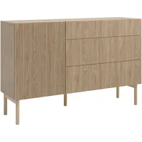 Selsey Kommode Aufbewahrungsschrank 1 Tür 3 Schubladen Schrank Schubladenschrank