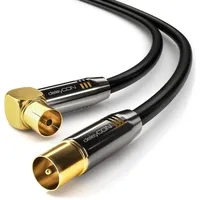 DeleyCON 7,5m 4K TV Antennenkabel - 4K Ultra-HD Full