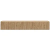 Selsey - TV-Hängeboard 2-türig, Eichenholzoptik, 175 cm