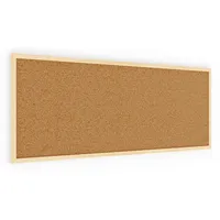 ALLboards Pinnwand, Korktafel 100x40 cm, Naturholzrahmen