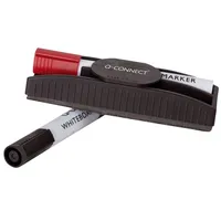 Q-Connect Tafelwischer mit Stiftehalter - inkl. 2 Stifte, magnethaftend,