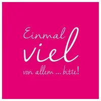 R√§der design Cocktailservietten 25x25 cm ‚ÄûEinmal viel von allem...bitte!"
