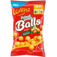 Lorenz Snack-World Lorenz Erdnussflips ErdnußLocken Balls, 130g