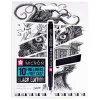 Sakura Pigma Micron 10er Set + GRATIS Etui