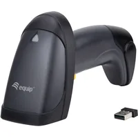 Equip Drahtloser 1D Laser-Barcodescanner, mit Ständer