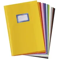 Herlitz 5204136 Heftumschlag, DIN A4, Bast schwarz
