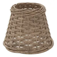 VidaXL Lampenschirm Braun Ø15x12 cm Korbweide