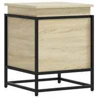VidaXL Aufbewahrungsbox mit Deckel Sonoma 40x40x51,5 cm Holzwerkstoff