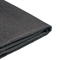 Beliani Bettrahmenbezug FITOU 140 x 200 cm Schwarz