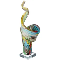 GILDE GLAS art Glas Art Skulptur Twister - Mehrfarbig