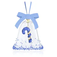 Swarovski Holiday Cheers, Dulcis Bell Ornament, Blue