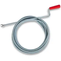 Eberth Rohrreinigungsspirale 5m lang und 9mm, effektive Abfluss Spirale