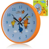Die Maus DieMaus Kinder-Wanduhr Maus, Elefant & Ente