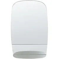 Beliani Wandspiegel mit Ablage Brannay 40 cm 60 cm