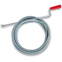 Eberth Rohrreinigungsspirale 8m lang und 9mm, effektive Abfluss Spirale