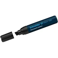 Schneider Permanentmarker 280 mit Keilspitze 4-12mm schwarz Packung mit