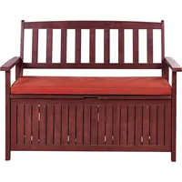 Beliani Sovana 120 x 91 x 60 cm Mahagonibraun