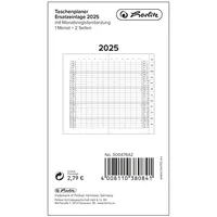 Herlitz Taschenplaner mit Monatsregisterstanzung geheftet