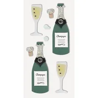 Heyda Sticker Mix Champagner 7,5 x 16,5 cm