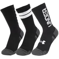 Under Armour Performance Tech Crew Socken 3er Pack Schwarz