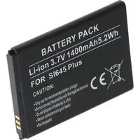 AccuCell Akku kompatibel Bea-Fon SL645/SL645Plus Akku, Li-ion, 3,7V, 1400mAh,