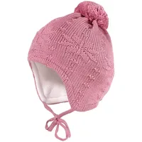 Maximo Strickmütze MAXIMO, Jungen, Gr. 47, rosa (altrosa), Obermaterial: