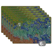 MuchoWow Placemats Platzdeckchen Platzset Tischset 6-teilig Tischdeko Untersetzer 45x30