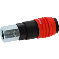 KS Tools 999.9105 3in1 Universal-Druckluft-Sicherheitskupplung mit 1/4 IG