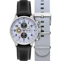 Avi-8 Hawker Hurricane Chronograph 43 mm, 5ATM - Blau,
