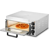 Vevor kommerzieller Pizzaofen Backofen Einzeldeckschicht 356 mm, elektrischer Pizzaofen