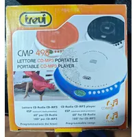 Trevi CMP498 Schwarzer tragbarer CD-Player MP3, LCD und ESP