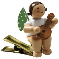 Wendt & Kühn Engel mit Mandoline auf Klemme Größe