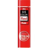 Pentel Ain STEIN C275-RD Feinminen-Bleistiftminen rot 0,5 mm, 20