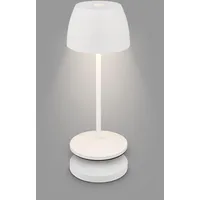 Briloner - Mini LED Tischleuchte kabellos IP44 mit Ladestation,