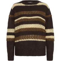 Pulz Jeans Strickpullover PZJACKIE Pullover besonderer Pullover braun XXL