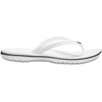 Crocs Unisex Crocband Flip Flip, White, 46/47 EU