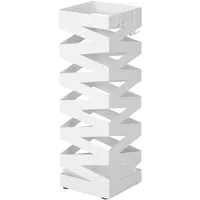 Songmics LUC16W Schirmständer 15,5 x 15,5 x 49 cm