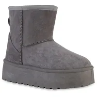 VAN HILL Winter Boots in Grau