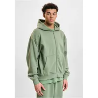 Def Zip-Kapuzenpullover in Grün, Größe XL