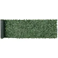 Vevor Sichtschutzzaun 990x4010mm künstlicher grüner Sichtschutz Efeuzaun mit Netzgeweberückseite