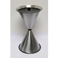 SZ METALL Standaschenbecher »spitze Kegel« Edelstahl, silber, 40x71 cm,