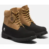 Timberland Premium 6-Inch black nubuck/wheat 43