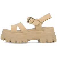 Buffalo Aspha TS Sandal Damen Vegan Nubuck Beige -