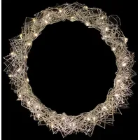 Mojawo LED Hängekranz / Türkranz LED Kranz Tischkranz Ø30cm